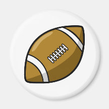 football refrigerator magnet