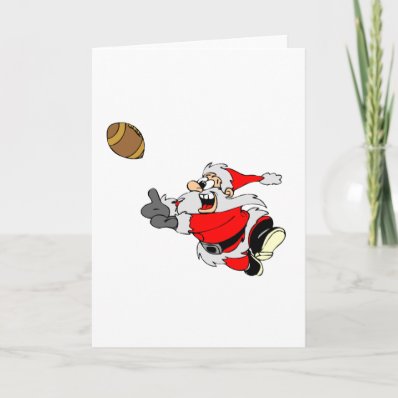 Football Santa Cards