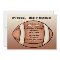 Football Season - Party Invitation