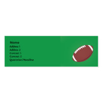 Football - Skinny business cards