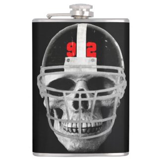 Football skull flasks