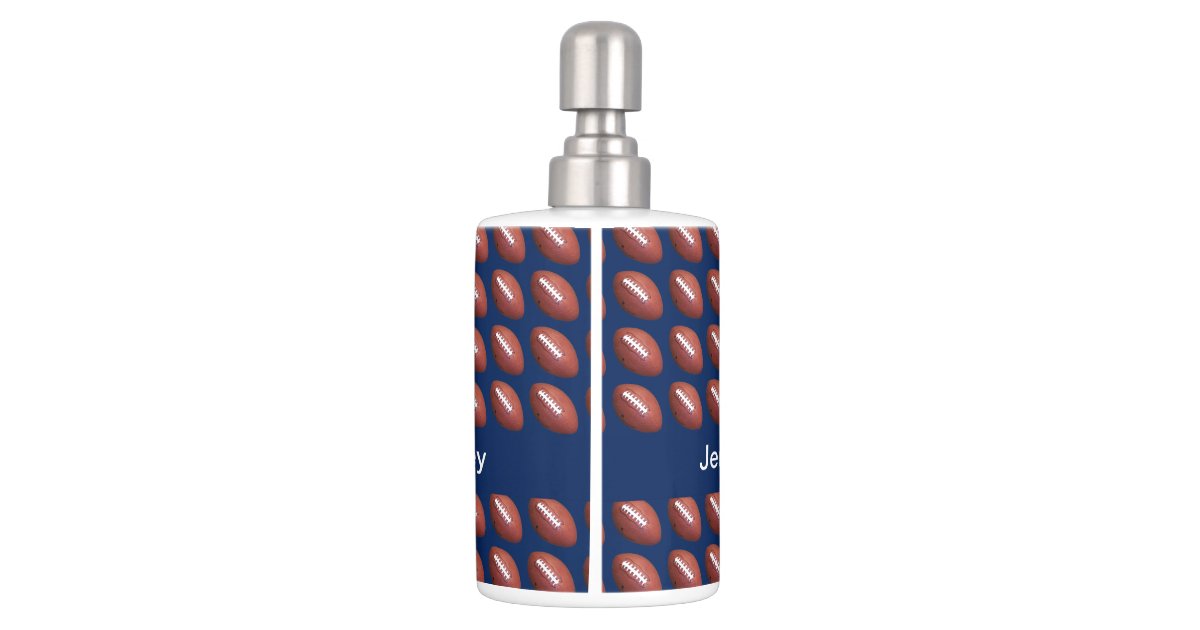 football soap dispenser