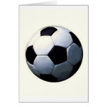Football - Soccer Ball Greeting Card