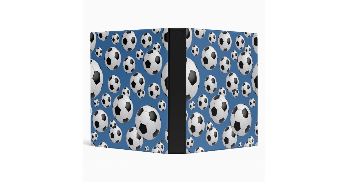 Football Soccer Balls Binder Zazzle