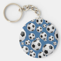 Football Soccer Balls Keychain