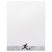 Football / soccer personalized letterhead
