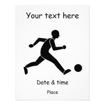 Football / soccer personalized invite