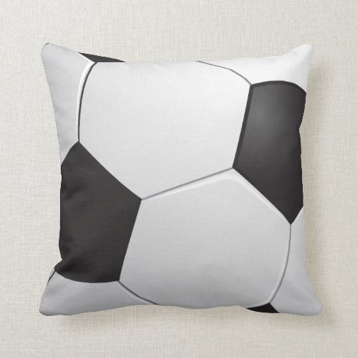 Football Soccer Throw Pillow | Zazzle