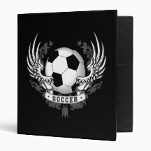Football Soccer Wings Binder