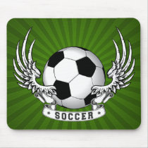 Football Soccer Wings Mousepad