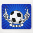 Football Soccer Wings Mousepad