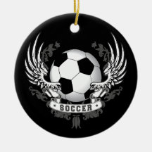 Football Soccer Wings Ornament