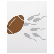 football sperm icon letterhead