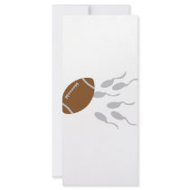 football sperm icon rack cards