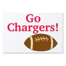 Football Sports Lover Sports Fan Team Customizable yard signs