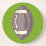 Football sports sandstone beverage coaster