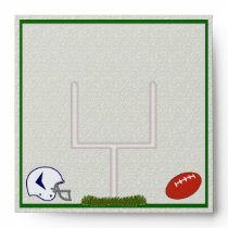 Football Square envelope customizable