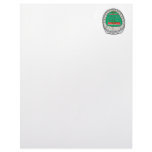 football stadium graphic personalized letterhead