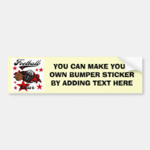 Football Star T-shirts and Gifts Bumper Sticker