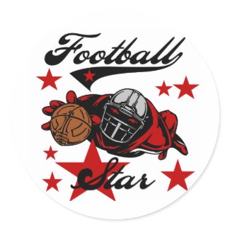Football Star T-shirts and gifts sticker