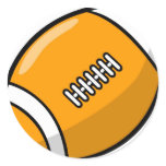 Football Round Sticker