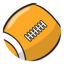 Football Round Sticker