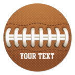 Football Round Stickers