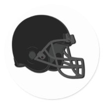 Football Round Stickers