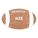 Football sticker with name