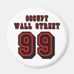 Football style: Occupy Wall Street - 99 Magnet