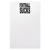 Football Sucks stationery by MyShirtSucks Football Sucks stationery