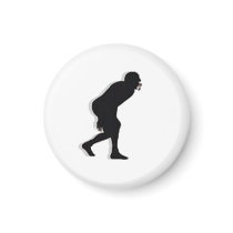 Football TD Chess TAG D-Linebacker - White-L Refrigerator Magnet