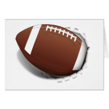 Football Tearing Out Card