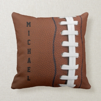 Football Throw Pillow