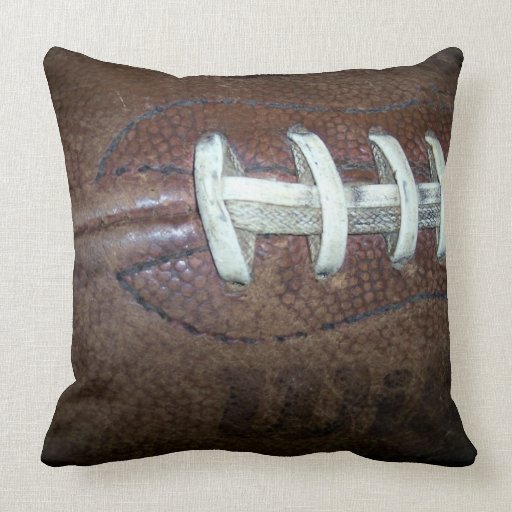 Football Throw Pillow Zazzle