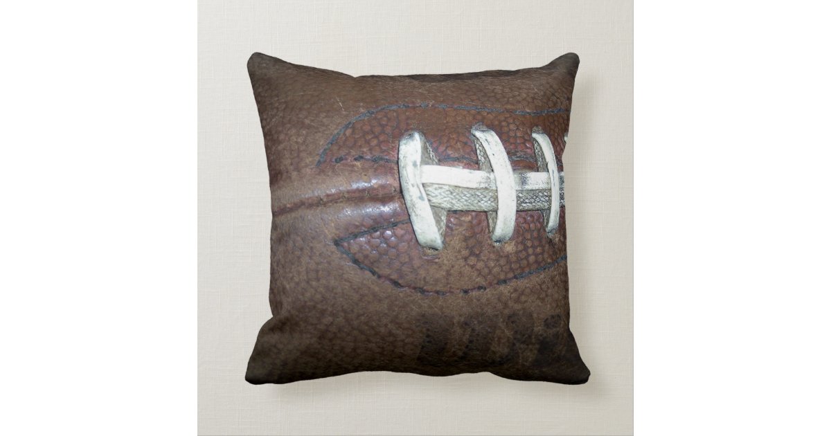 Football Throw Pillow Zazzle