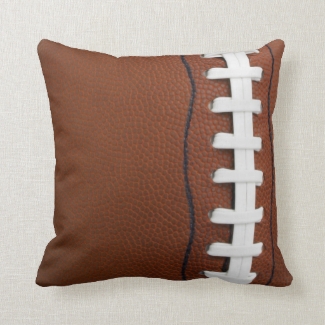 Football Throw Pillow