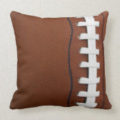 Football Throw Pillow throwpillow