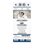 Football Ticket Wedding Invitation