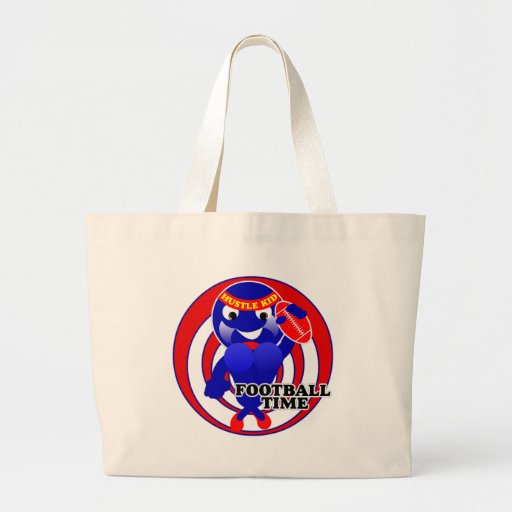 FOOTBALL TIME HUSTLE KID TOTE BAG