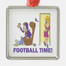 Football Time Ornaments