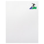 football touchdown vector graphic letterhead
