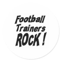 Football Trainers Rock! Sticker