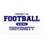 Football University Business Card Template