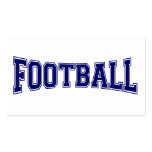 Football University Style Business Card Templates