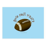 Football - White Text Post Cards