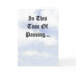 FOOTBALL WIDOW SYMPATHY CARD