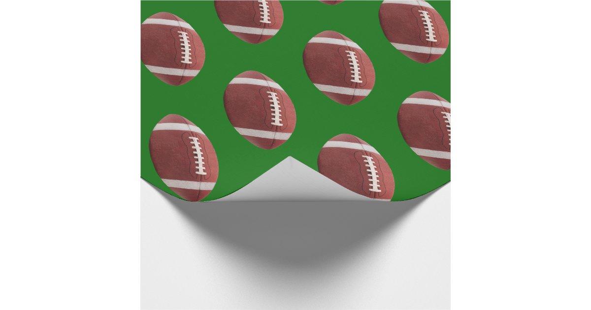 Football Wrapping Paper Zazzle