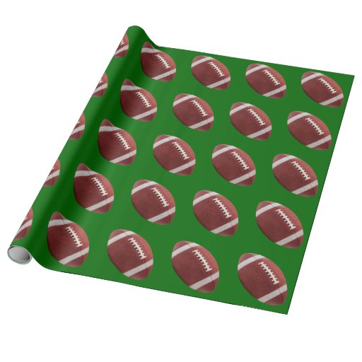 Football Wrapping Paper Zazzle