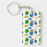 Footballs and Helmets theme Acrylic Key Chains